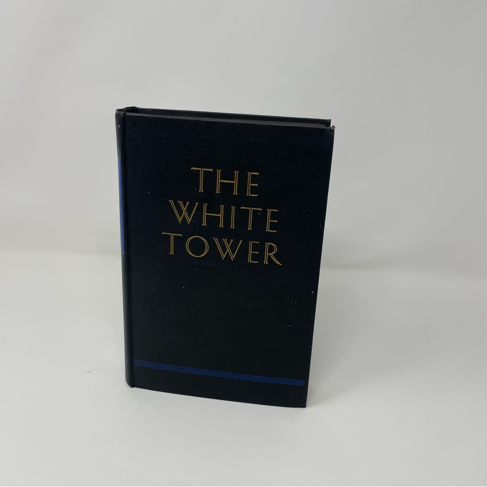 Source Unknown Black Hardcover 'The White Tower' with Gold Lettering